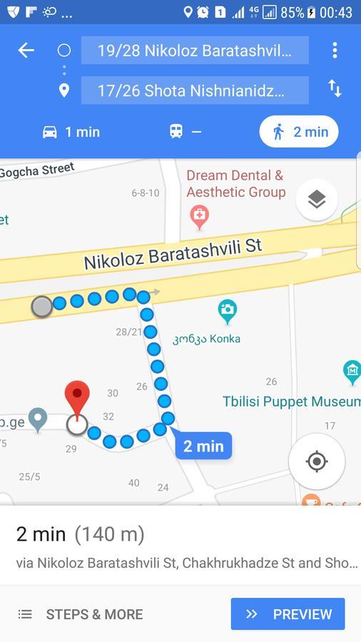 Konka Apartment Tiflis Dış mekan fotoğraf